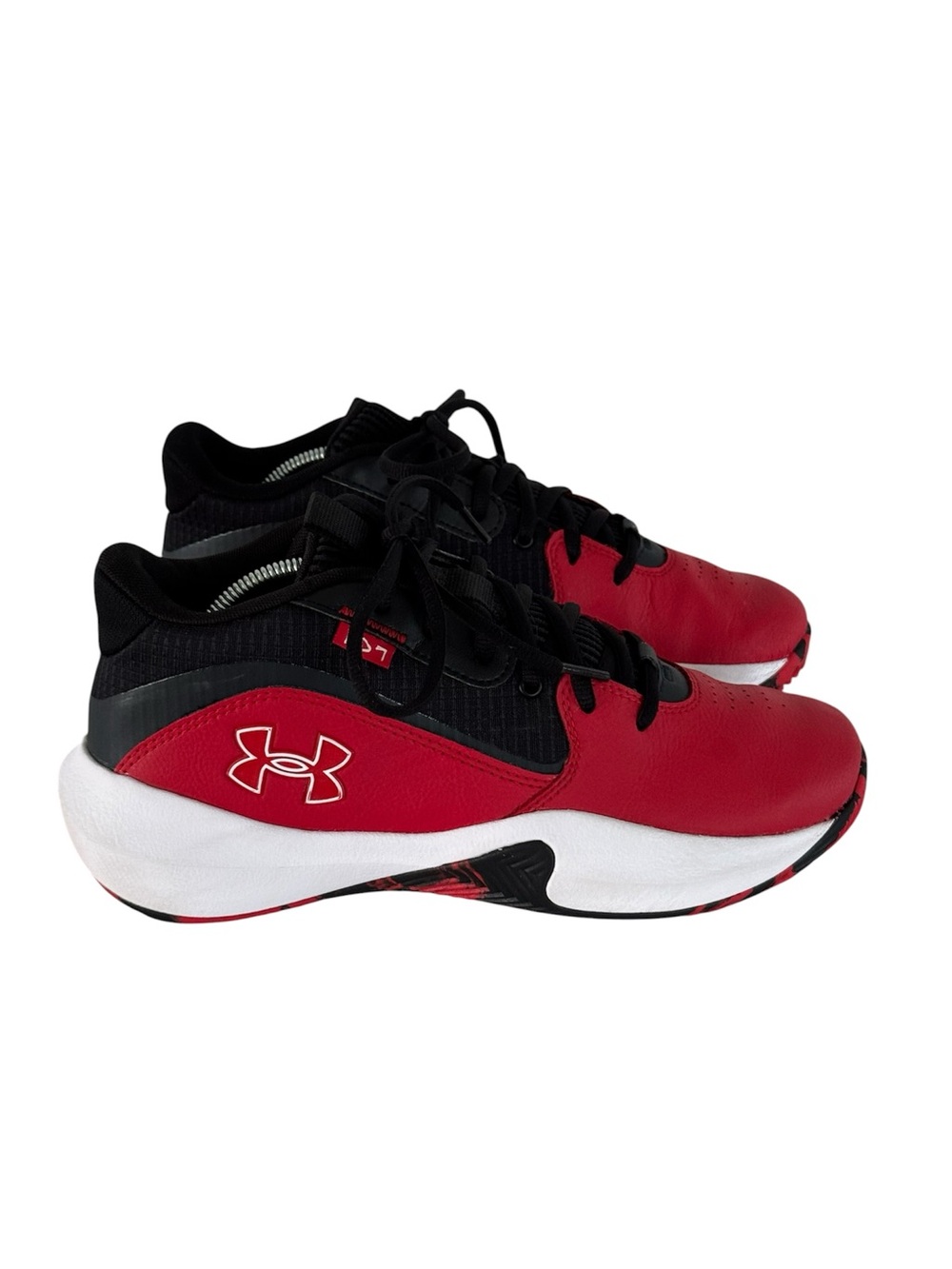 Under Armour Lockdown Basketball Shoes Red Size 7Y